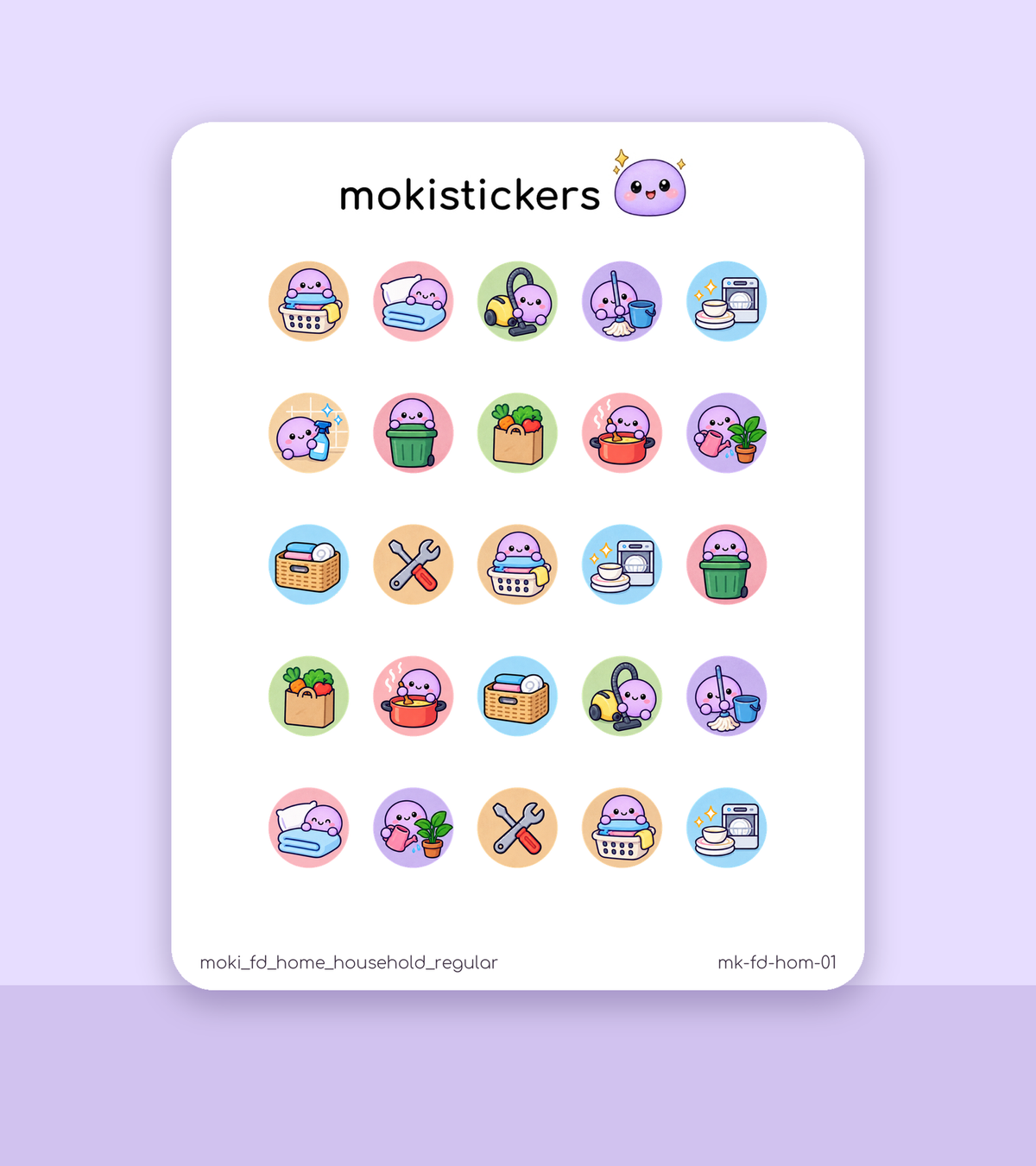 Home & Household Dots – Regular (25 dots)