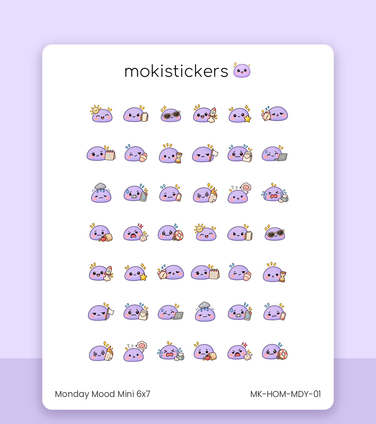 Monday Mood Faces – Mini (42)