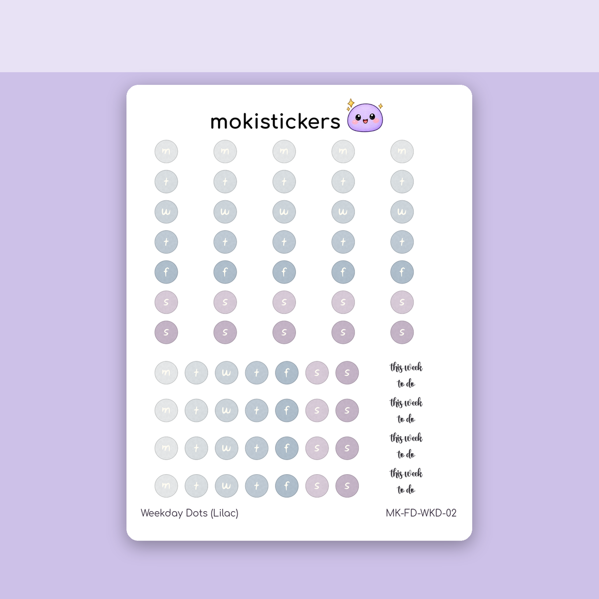 Weekday Dots