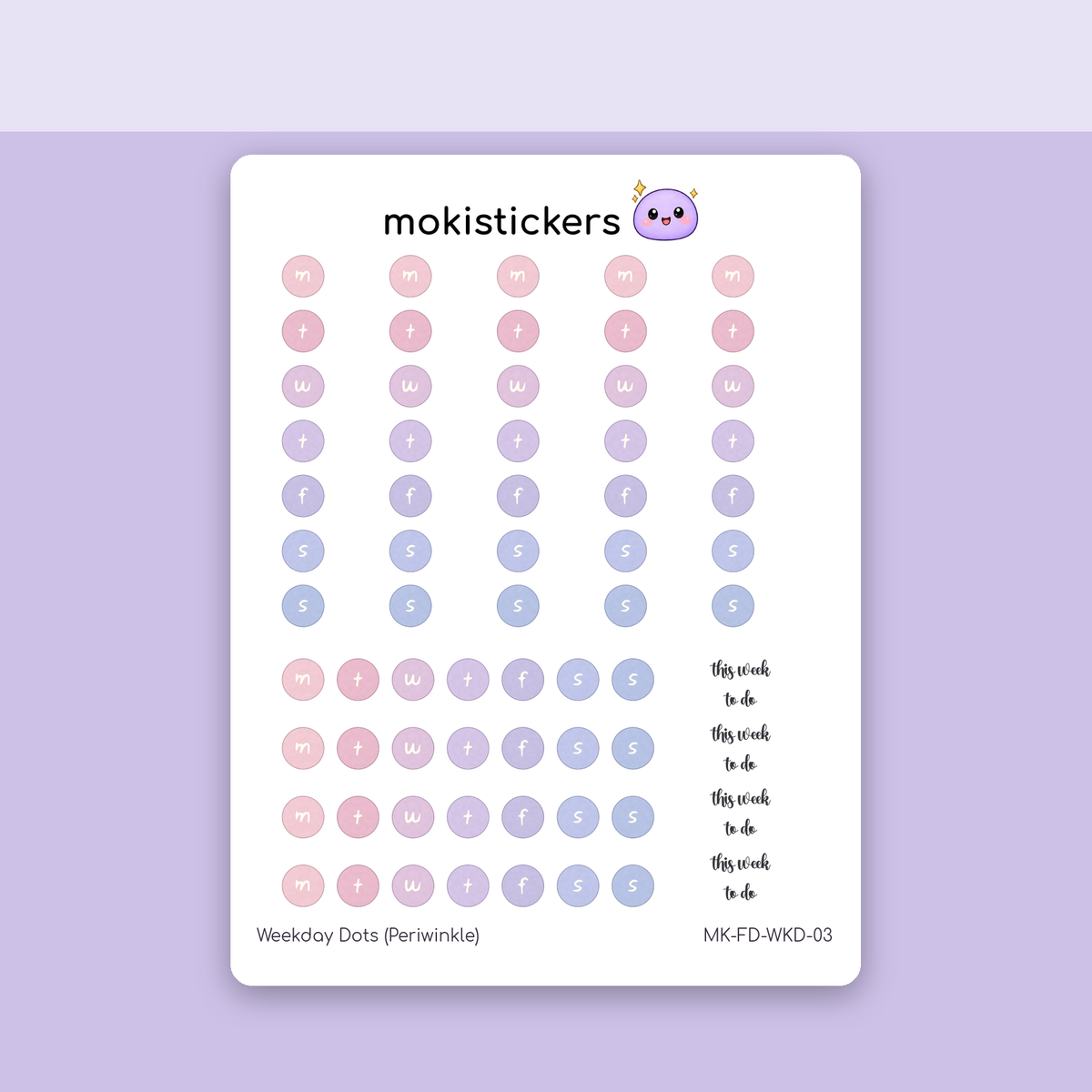 Weekday Dots