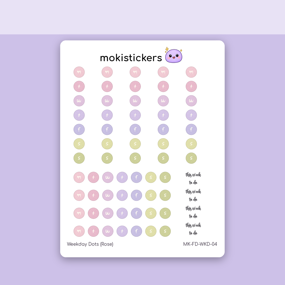 Weekday Dots