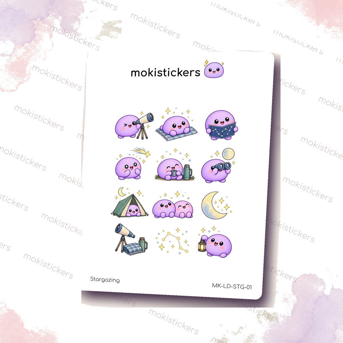 Stargazing Sticker Sheet