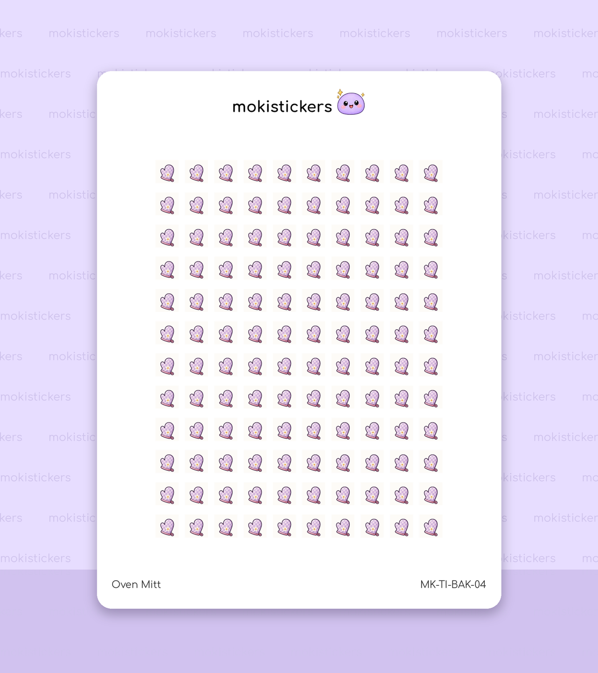 Oven Mitt Icons