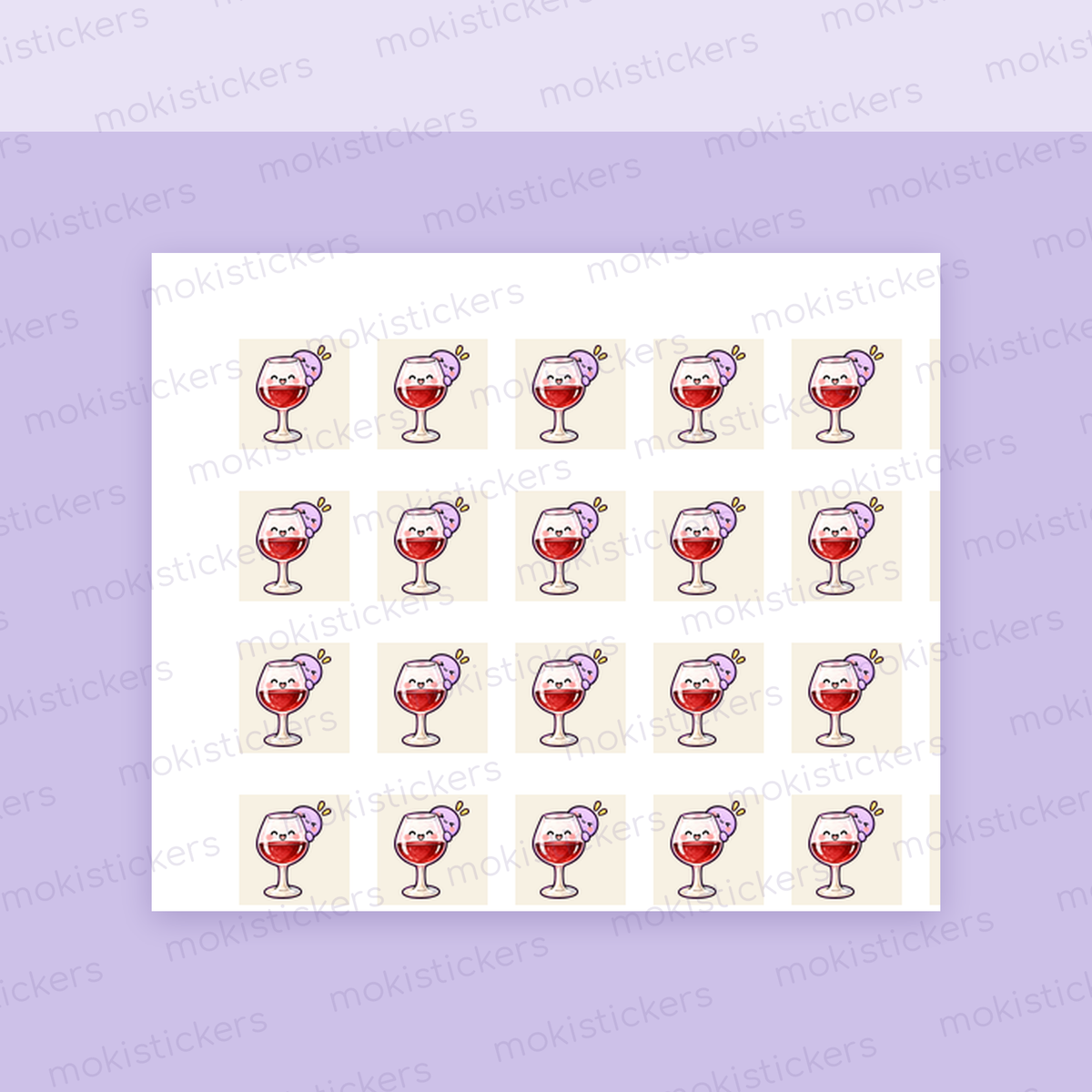 Wine Glass Icons close-up
