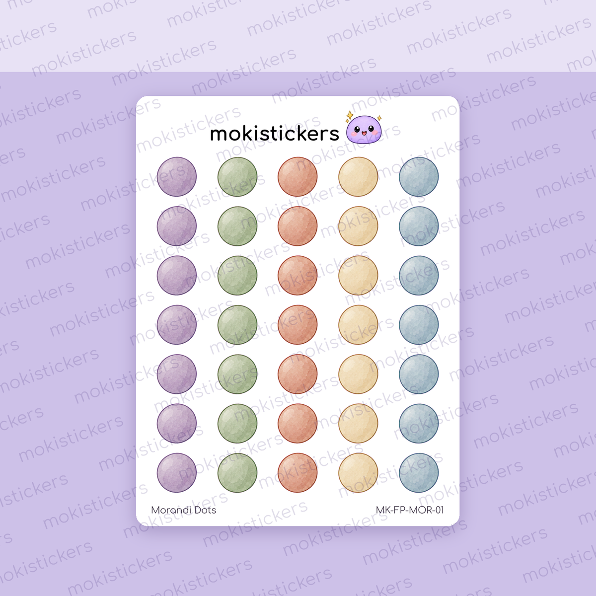 Morandi Planner Dots