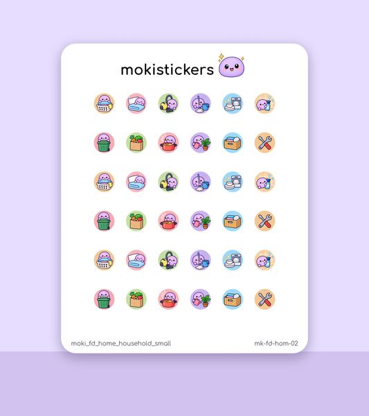 Home & Household Dots – Small (36 dots)