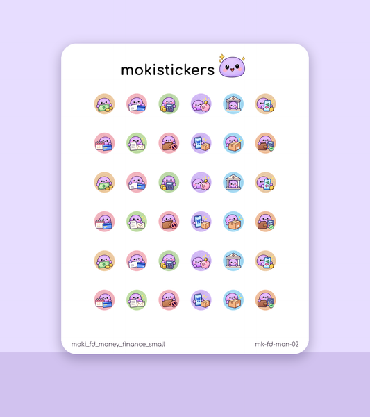 Money & Finance Dots – Small (36 dots)