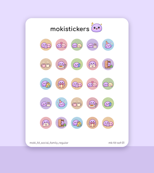 Social & Family Dots – Regular (25 dots)
