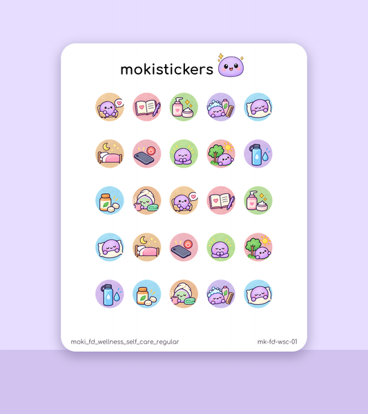 Wellness & Self-Care Dots – Regular (25 dots)