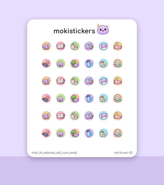Wellness & Self-Care Dots – Small (36 dots)