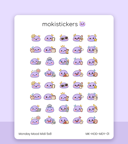 Monday Mood Faces – Midi (40)