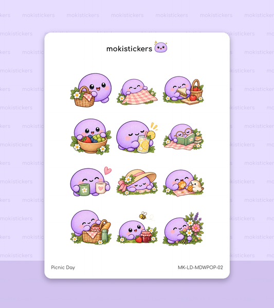 Picnic Day Sticker Sheet