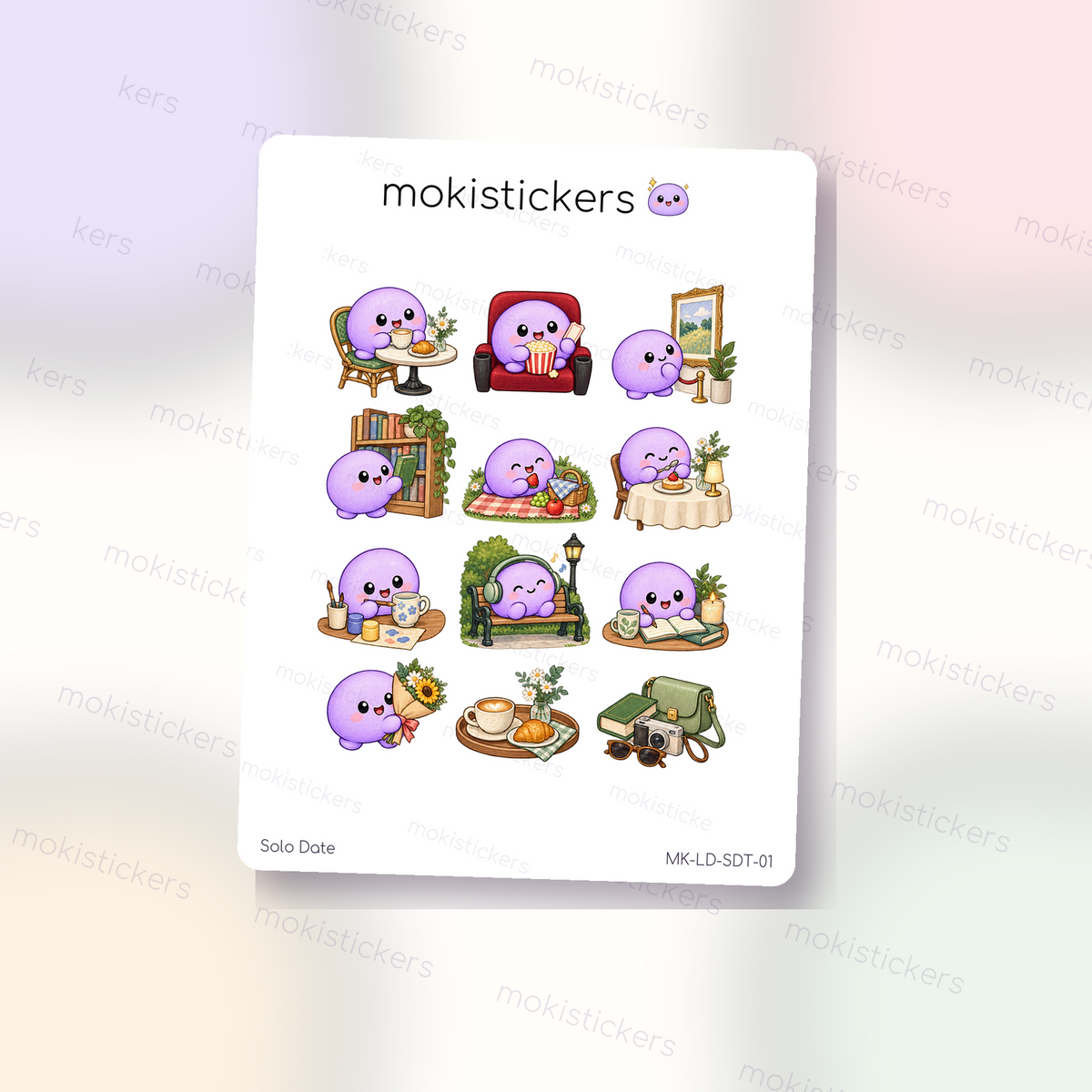 Solo Date Sticker Sheet