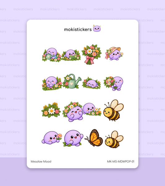 Meadow Mood Sticker Sampler