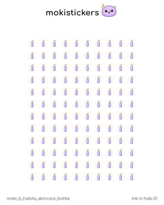 Skincare Bottle Icons