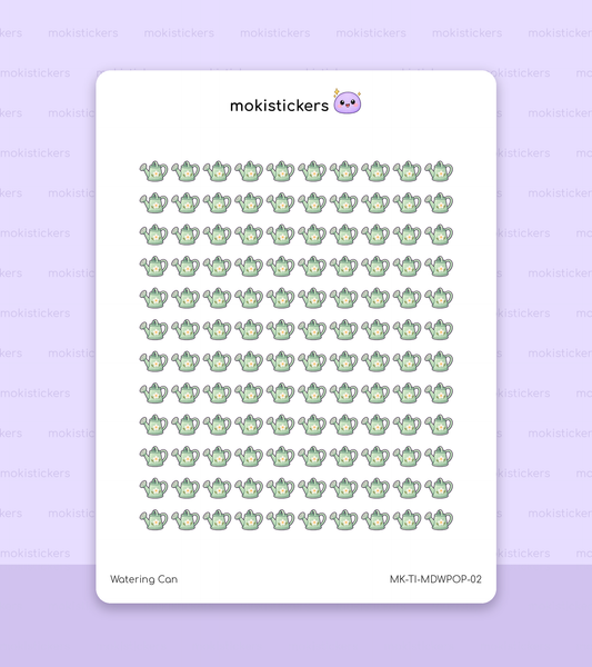 Floral Watering Can Icons