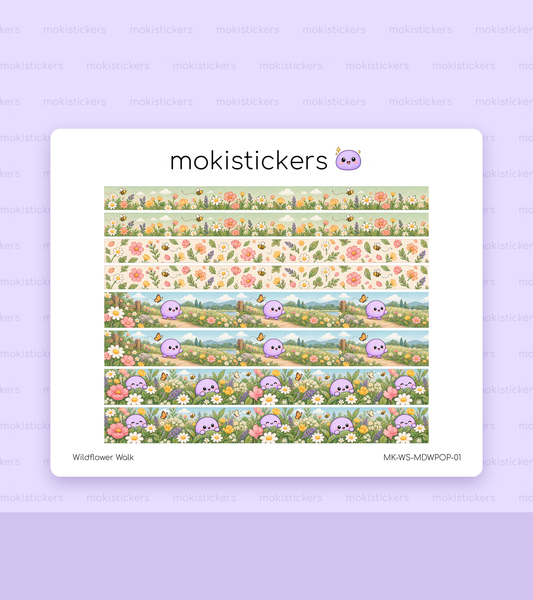 Wildflower Walk Washi