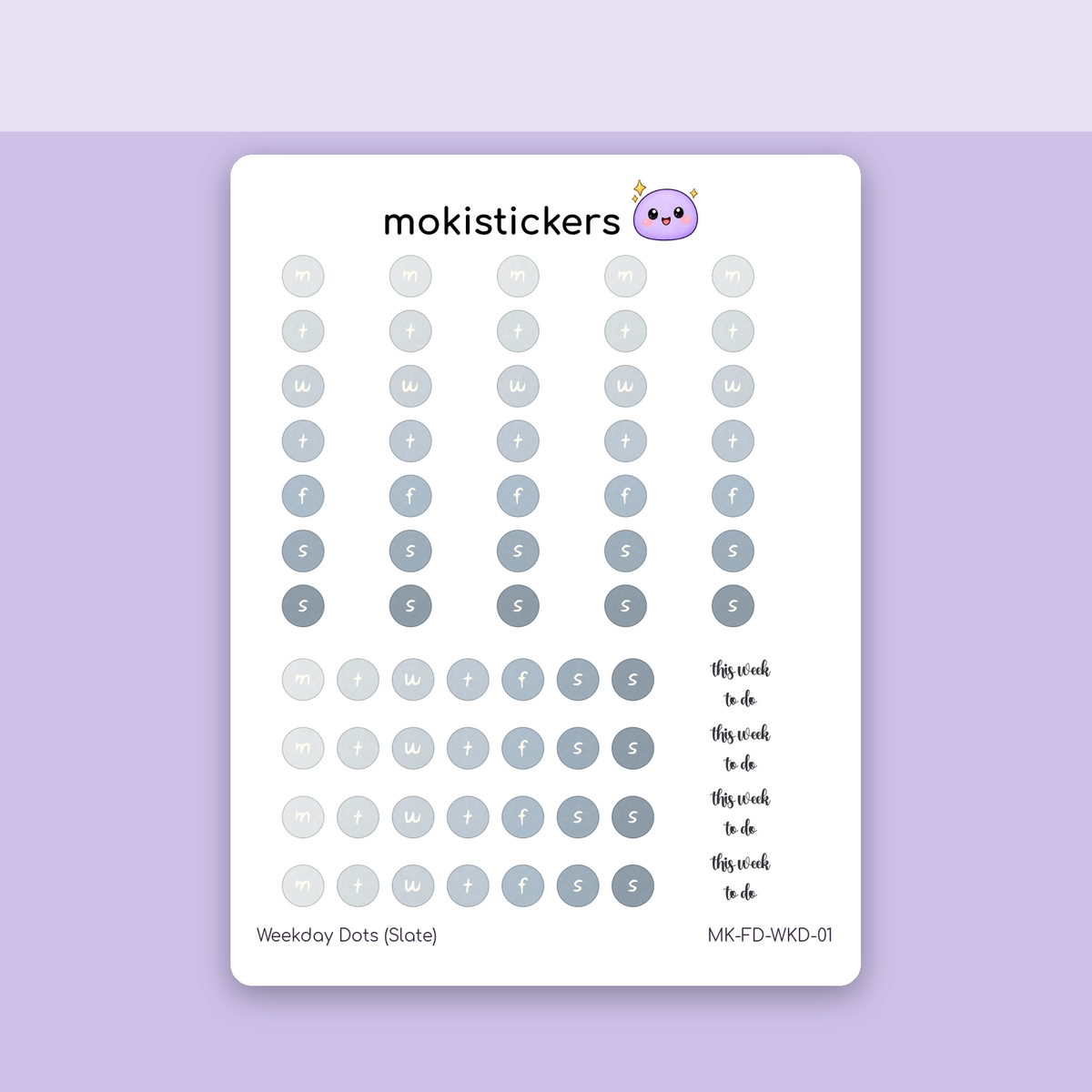 Weekday Dots