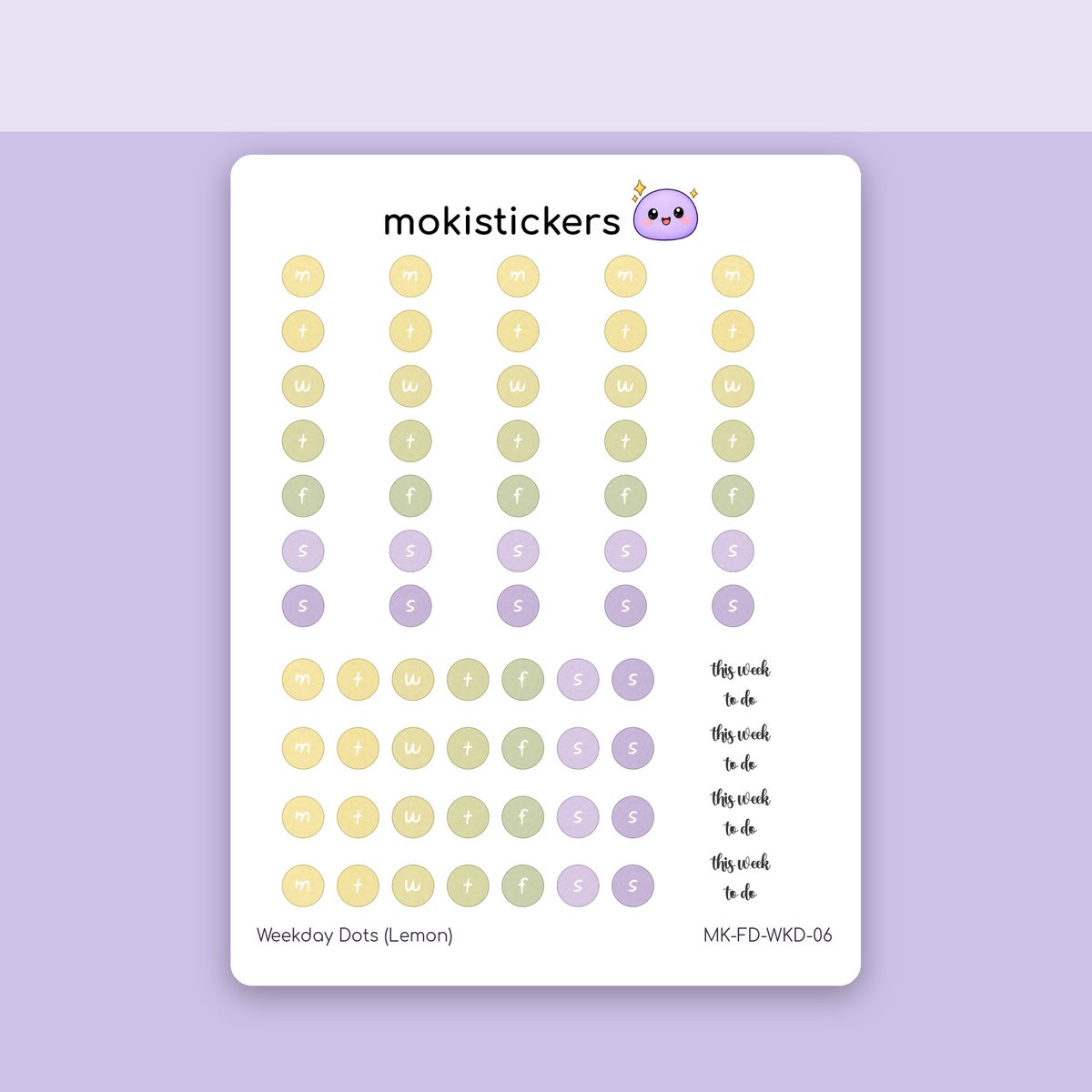 Weekday Dots
