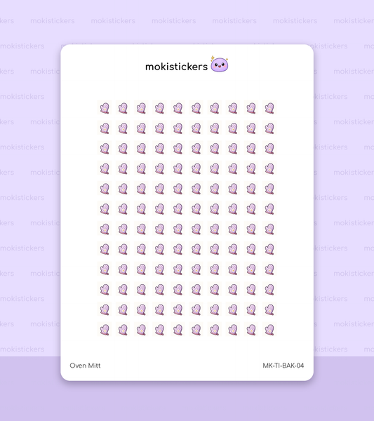 Oven Mitt Icons