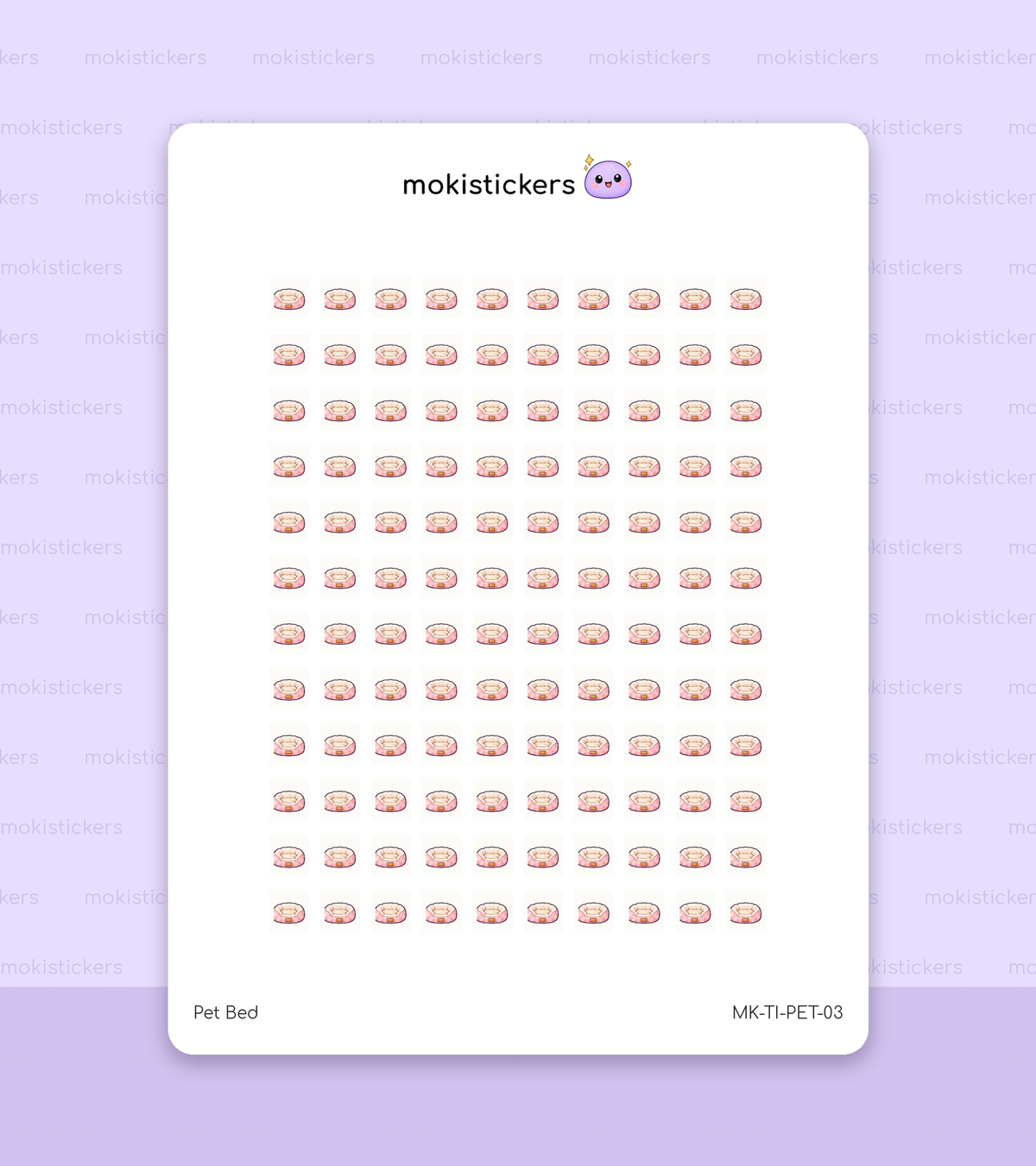 Pet Bed Icons