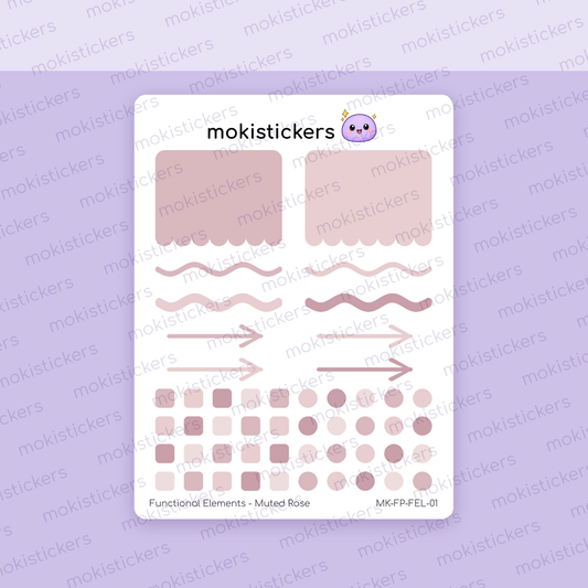 Colour Block Planner Elements